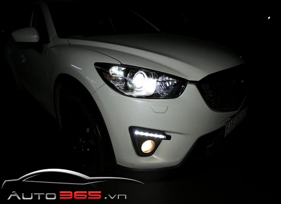 Mazda CX5 Nâng Cấp Lẫy Chuyển Số Cruise Control Lên Kính Gập Gương